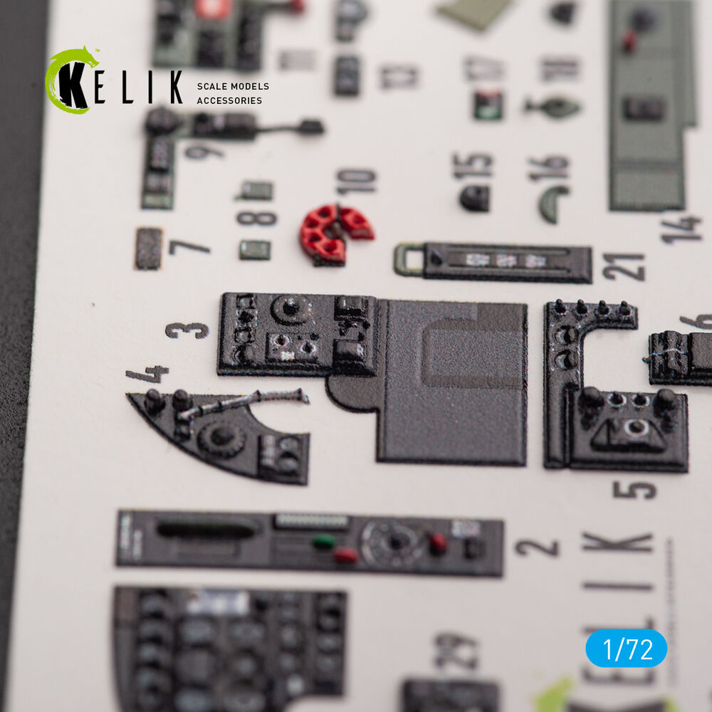 Bristol Beaufort Mk.1 - interior 3D decals for Airfix kit