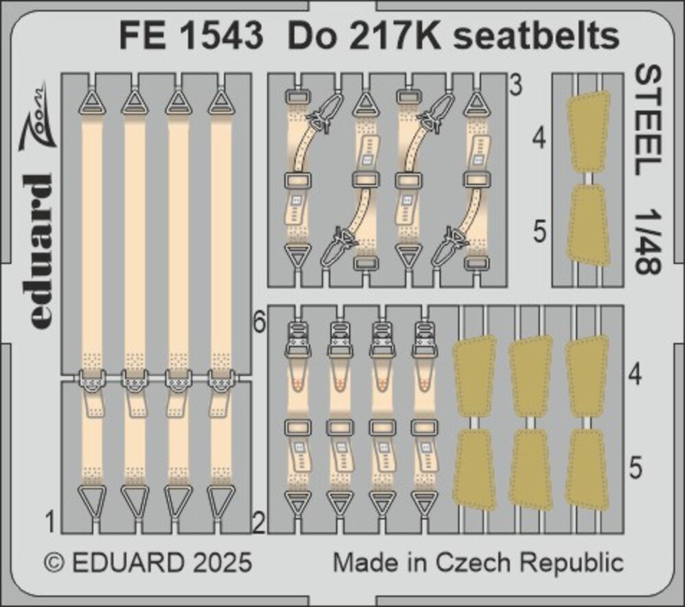 Do 217K seatbelts STEEL  ICM