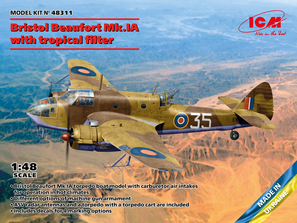 Bristol Beaufort Mk.IA with tropical filter