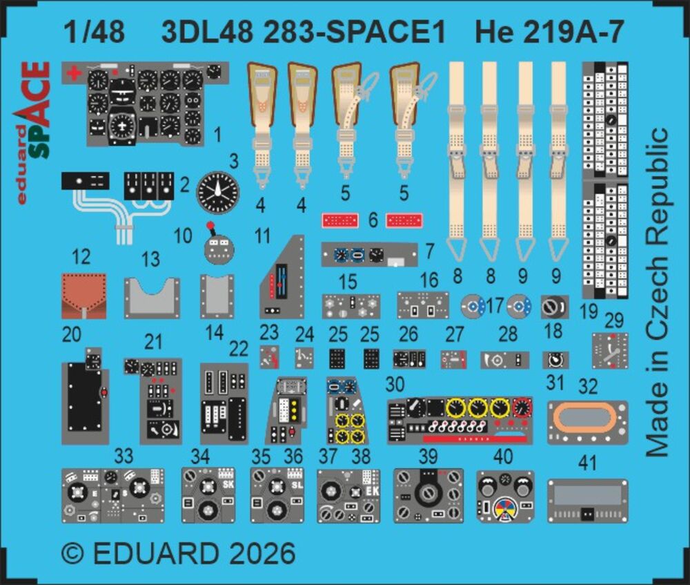 He 219A-7 SPACE 1/48 for Tamiya