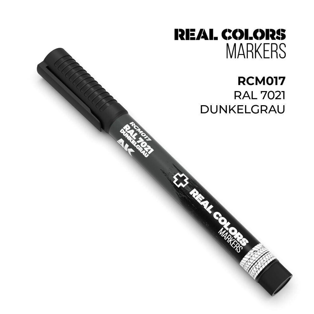 Real Colors Markers: RAL 7021 DUNKELGRAU