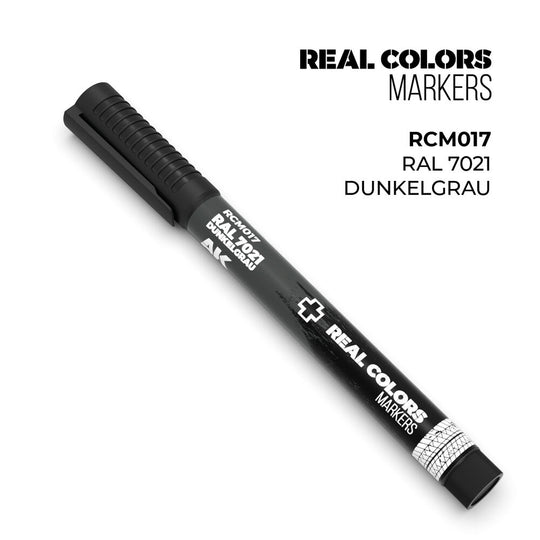 Real Colors Markers: RAL 7021 DUNKELGRAU