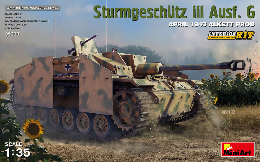 Sturmgeschutz III Ausf. G  April 1943 Alkett Prod. Interior Kit