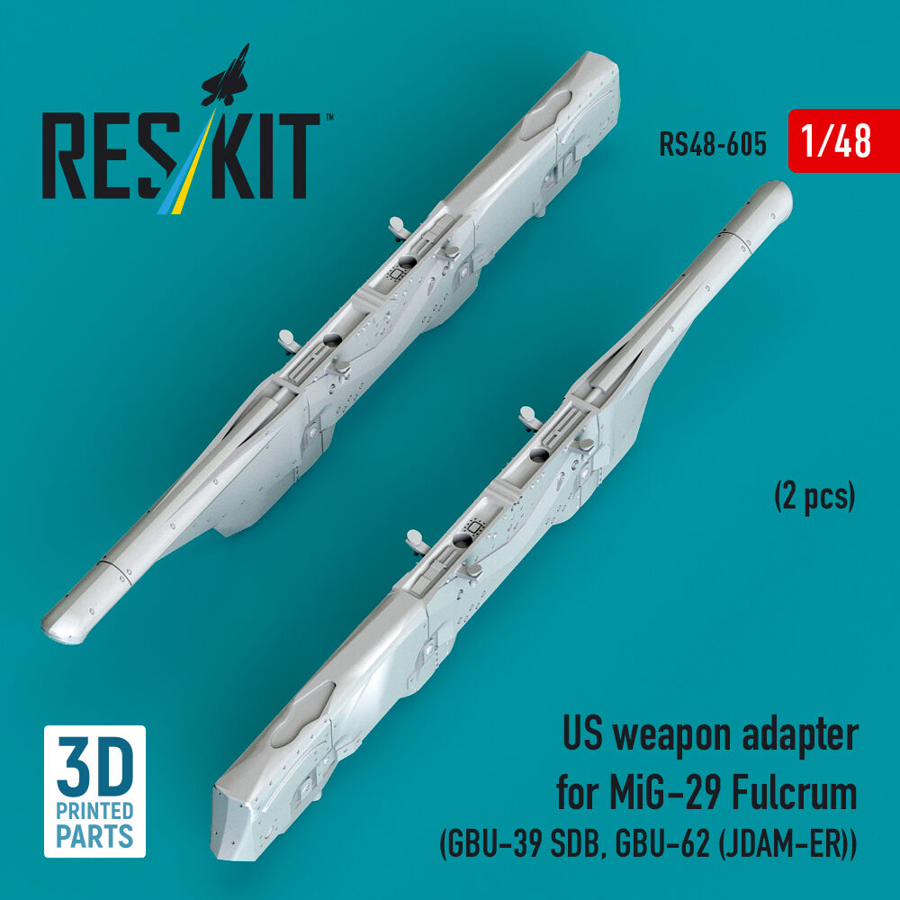 US weapon adapter for MiG-29 Fulcrum (2 pcs) (GBU-39 SDB, GBU-62 (JDAM-ER)) (3D Printed)