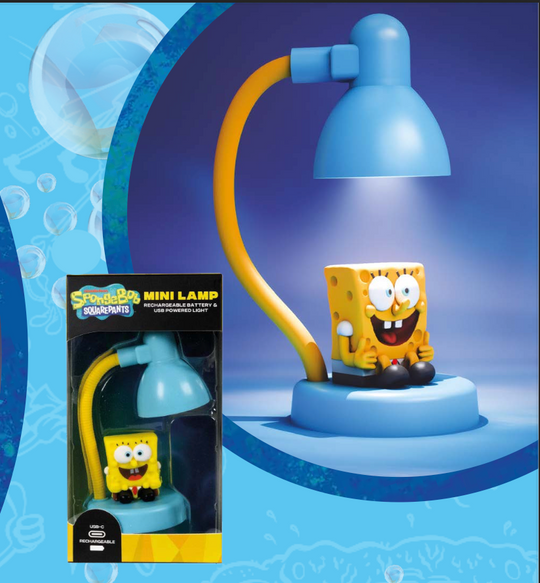 SPONGE BOB - Bob - Rechargeable Desk Mini Lamp - 15cm