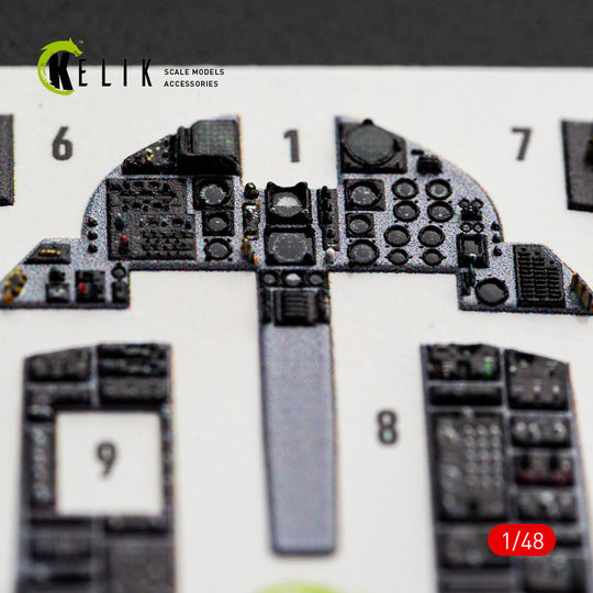 F-15A - interior 3D decals for Hasegawa