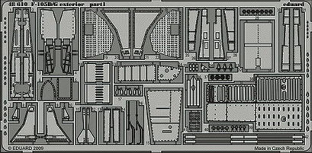 F-105D/G exterior Für Hobby Boss Bausatz