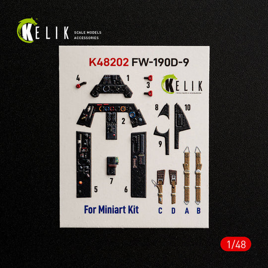 FW-190D-9 - interior 3D decals for MiniArt
