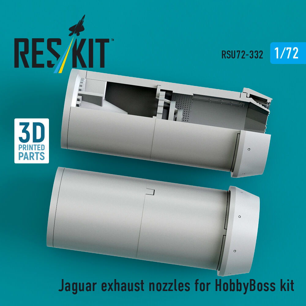 Jaguar exhaust nozzles for HobbyBoss kit (3D Printed)