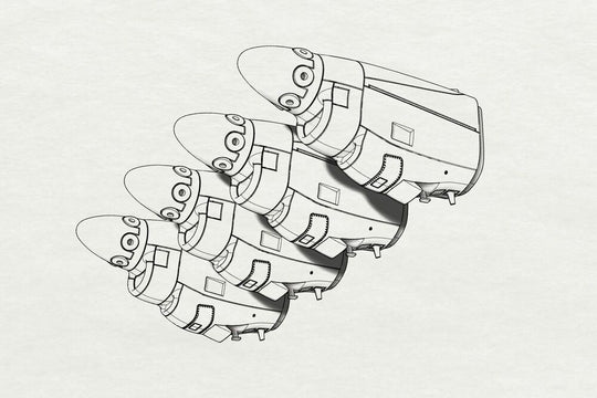 C-130J engine nacells (Italeri kit)