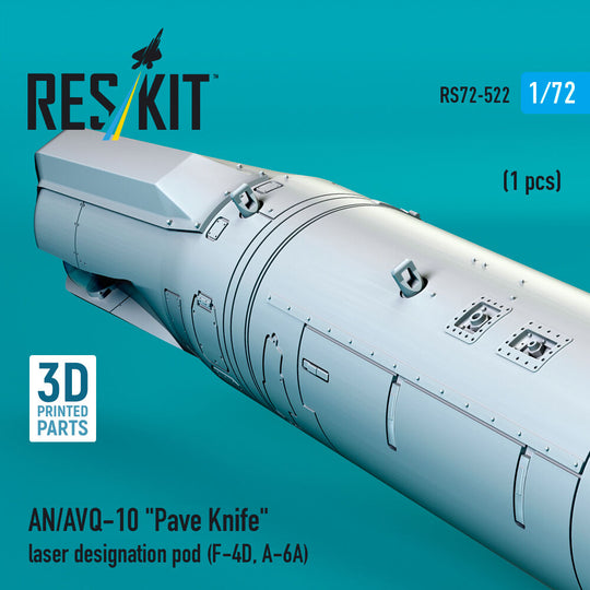 AN/AVQ-10 Pave Knife laser designation pod (1 pcs) (F-4D, A-6A) (3D Printed)