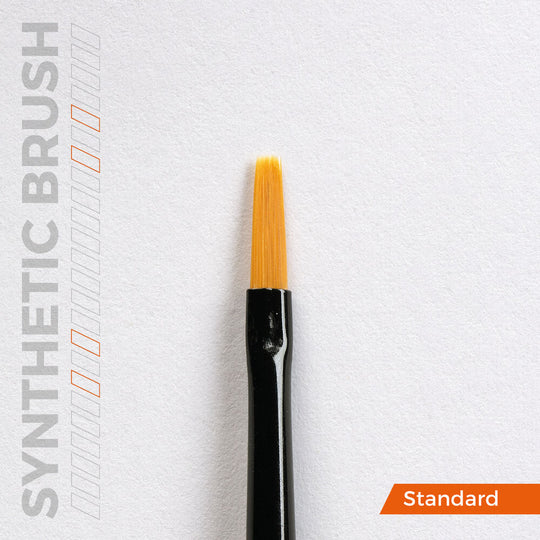 AK SYNTHETIC BRUSH - FLAT 1