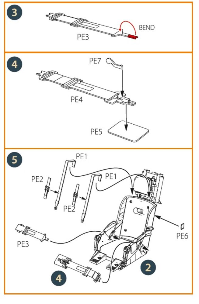 F-86A Ejection seat late for CP kits
