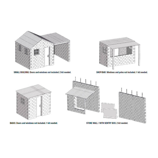 CONCRETE BLOCKS KIT 1/35 Scale