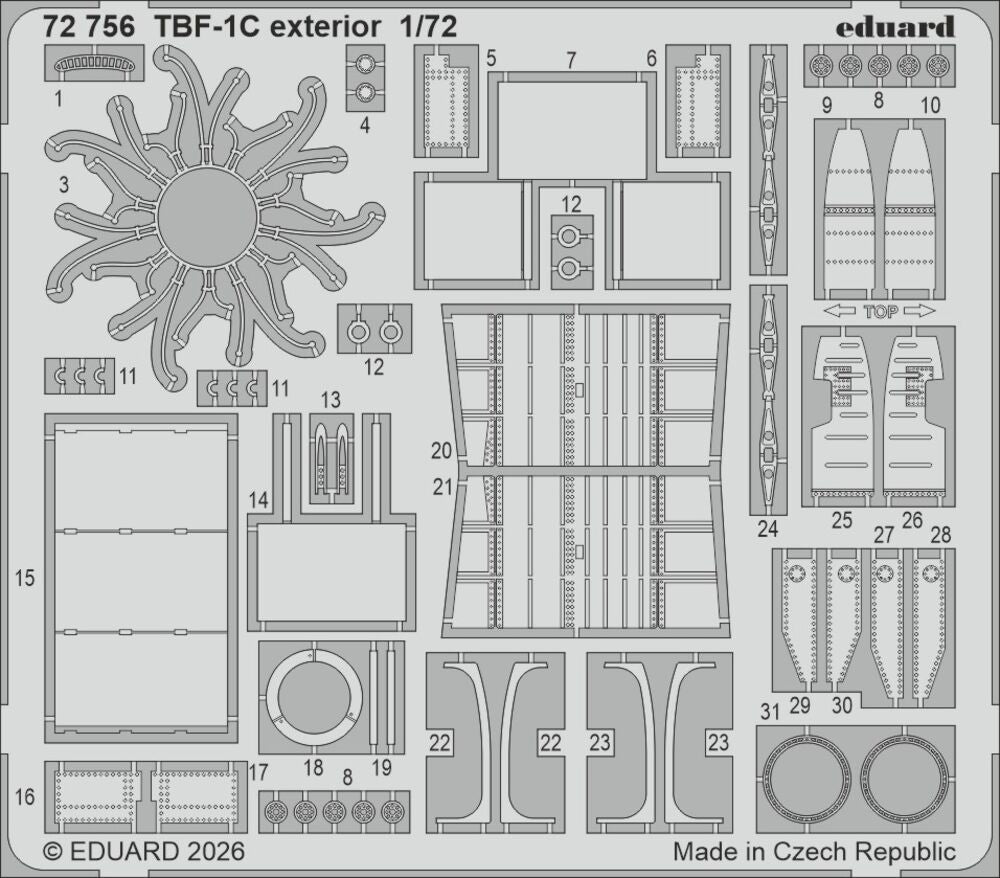 TBF-1C exterior for Hobby Boss