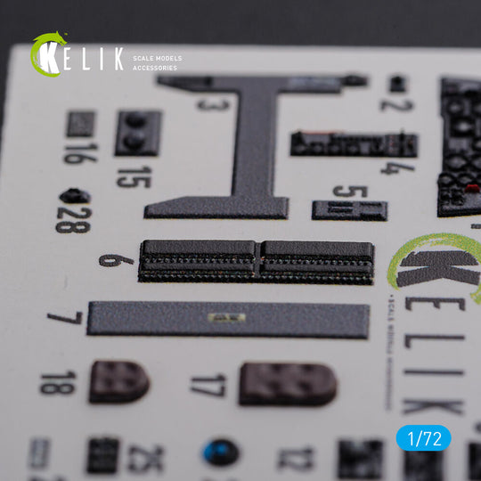 HE-219 UHU interior 3D decals for Dragon kit