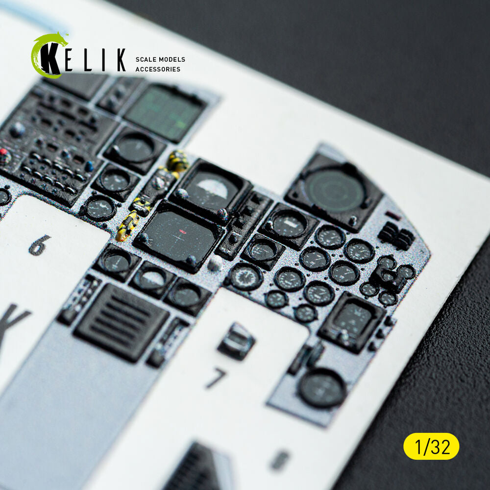 F-15C (early) - interior 3D decals for Tamiya kit
