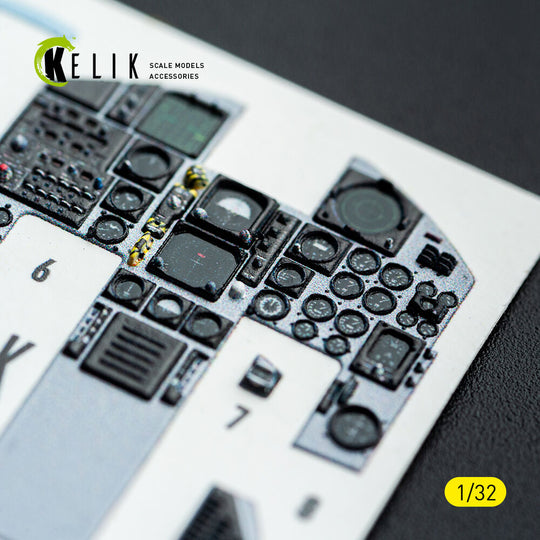 F-15C (early) - interior 3D decals for Tamiya kit