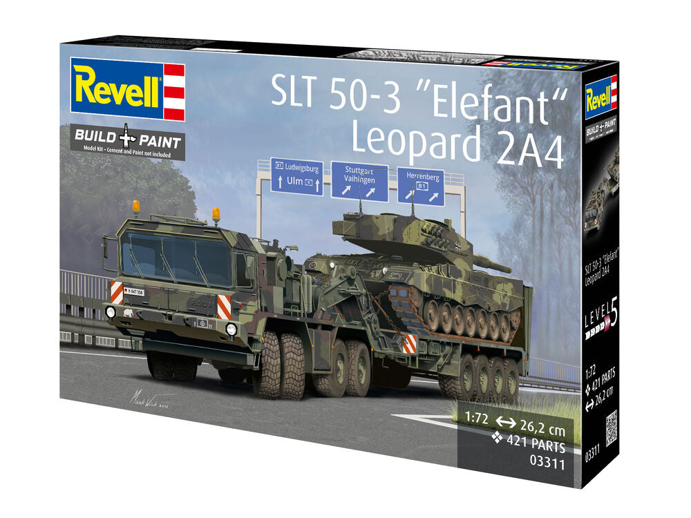 SLT 50-3 "Elefant" + Leopard 2A4