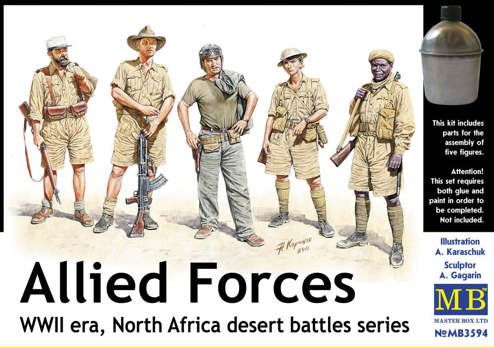 Allied Forces. N.Africa desert battles.s