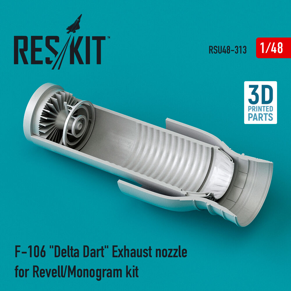 F-106 Delta Dart exhaust nozzle for Revell/Monogram kit