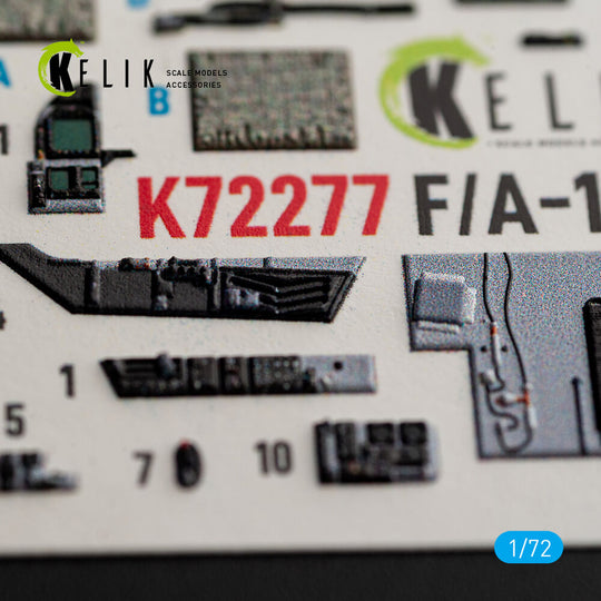 F/A-18C (LATE) -  interior 3D decals for Academy 12411
