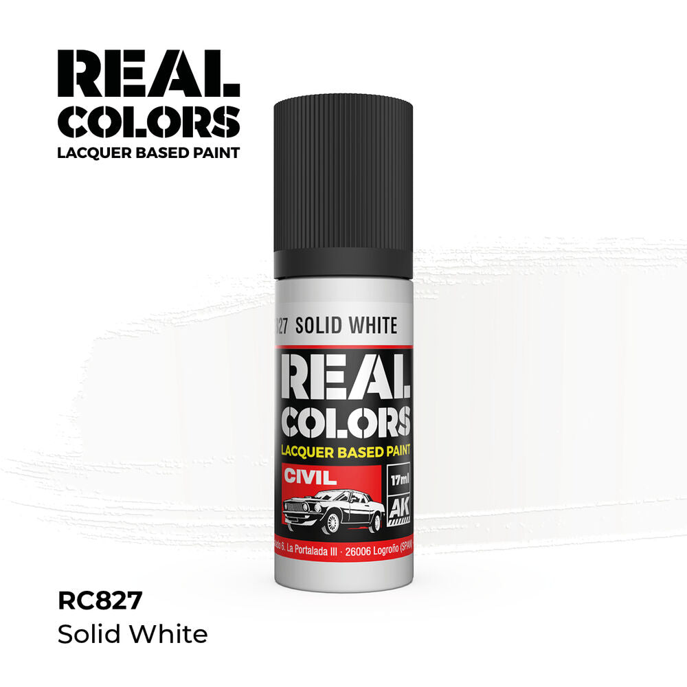 Real Colors: Solid White 17 ml.