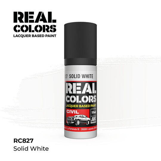 Real Colors: Solid White 17 ml.