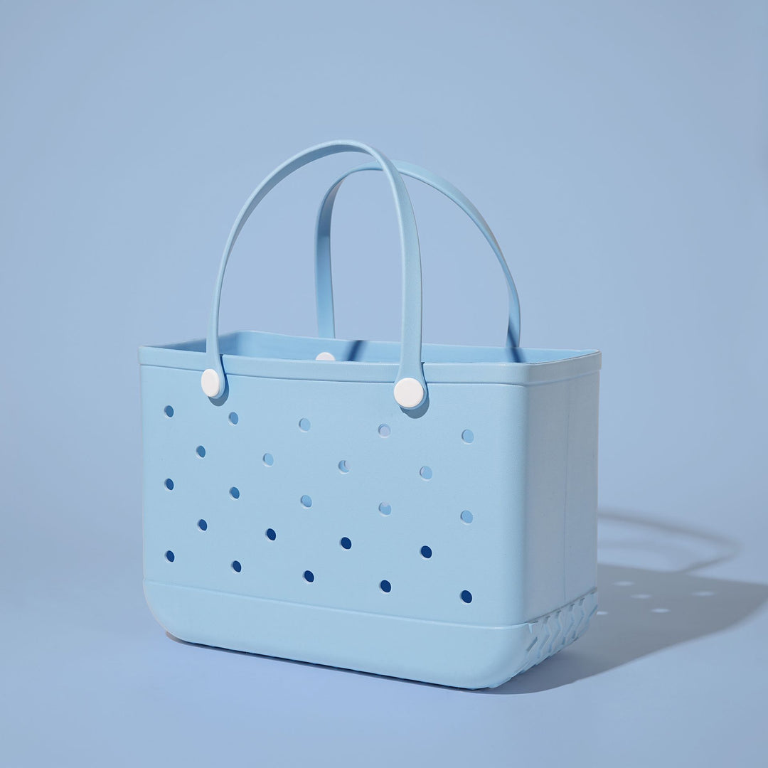 The Feel Good Club Eva Tote Bag Large 32cm - Pale Blue