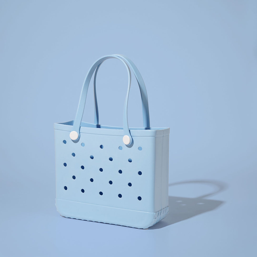 The Feel Good Club Eva Tote Bag Medium 30cm - Pale Blue