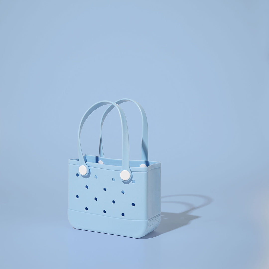 The Feel Good Club Eva Tote Bag Small 20cm- Pale Blue