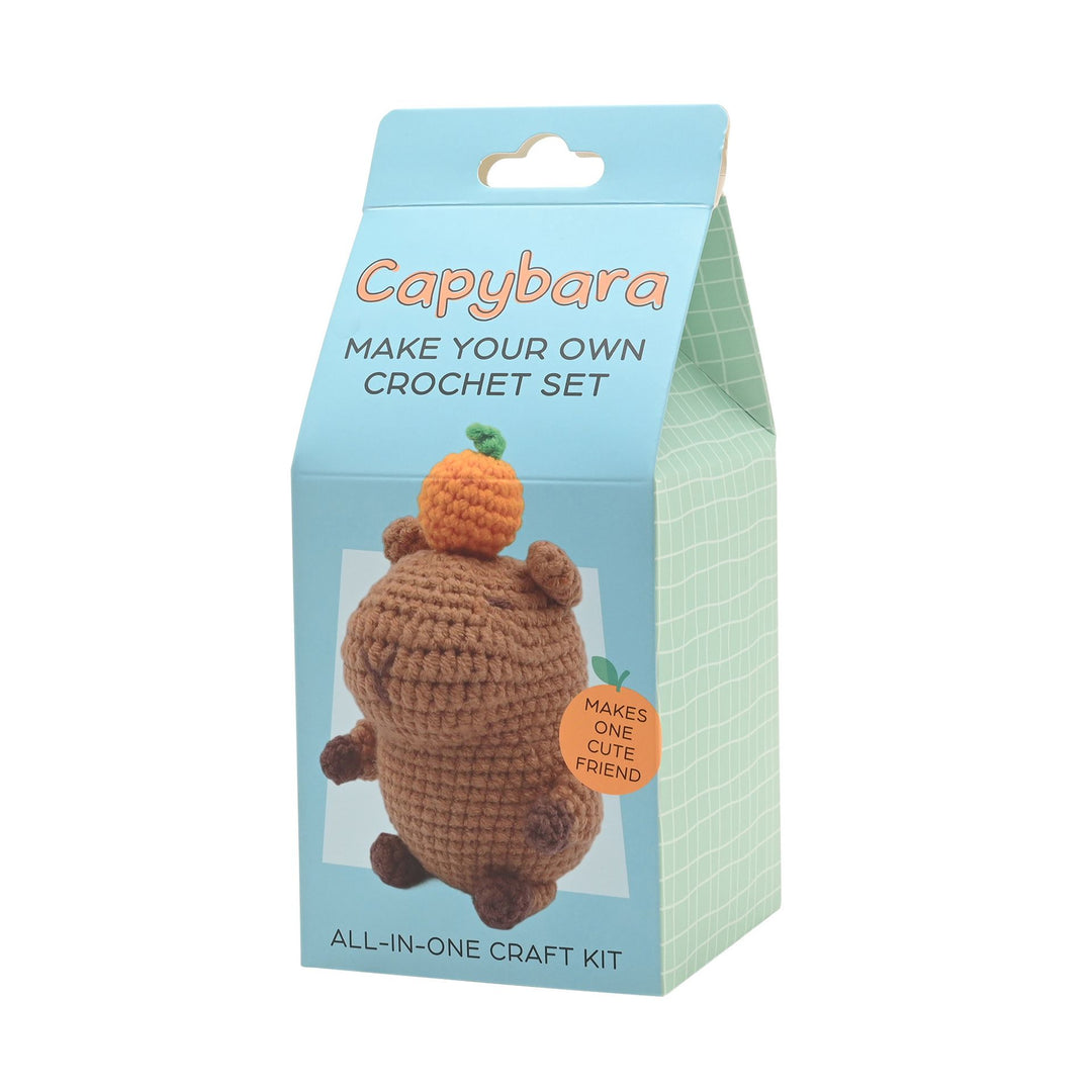 The Feel Good Club Capybara Make Your Own Crochet Set