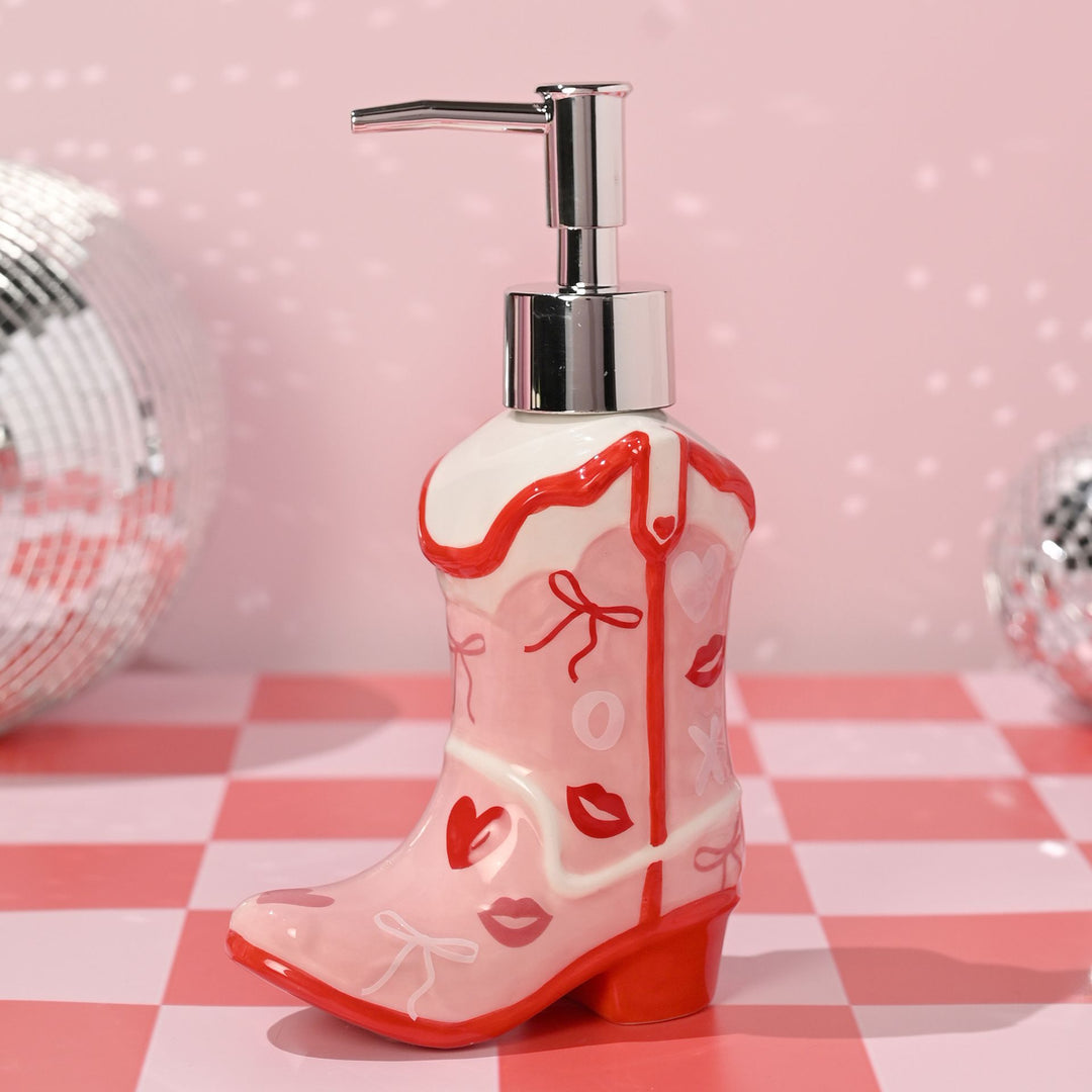 The Feel Good Club Cowboy Boot Soap Dispenser
