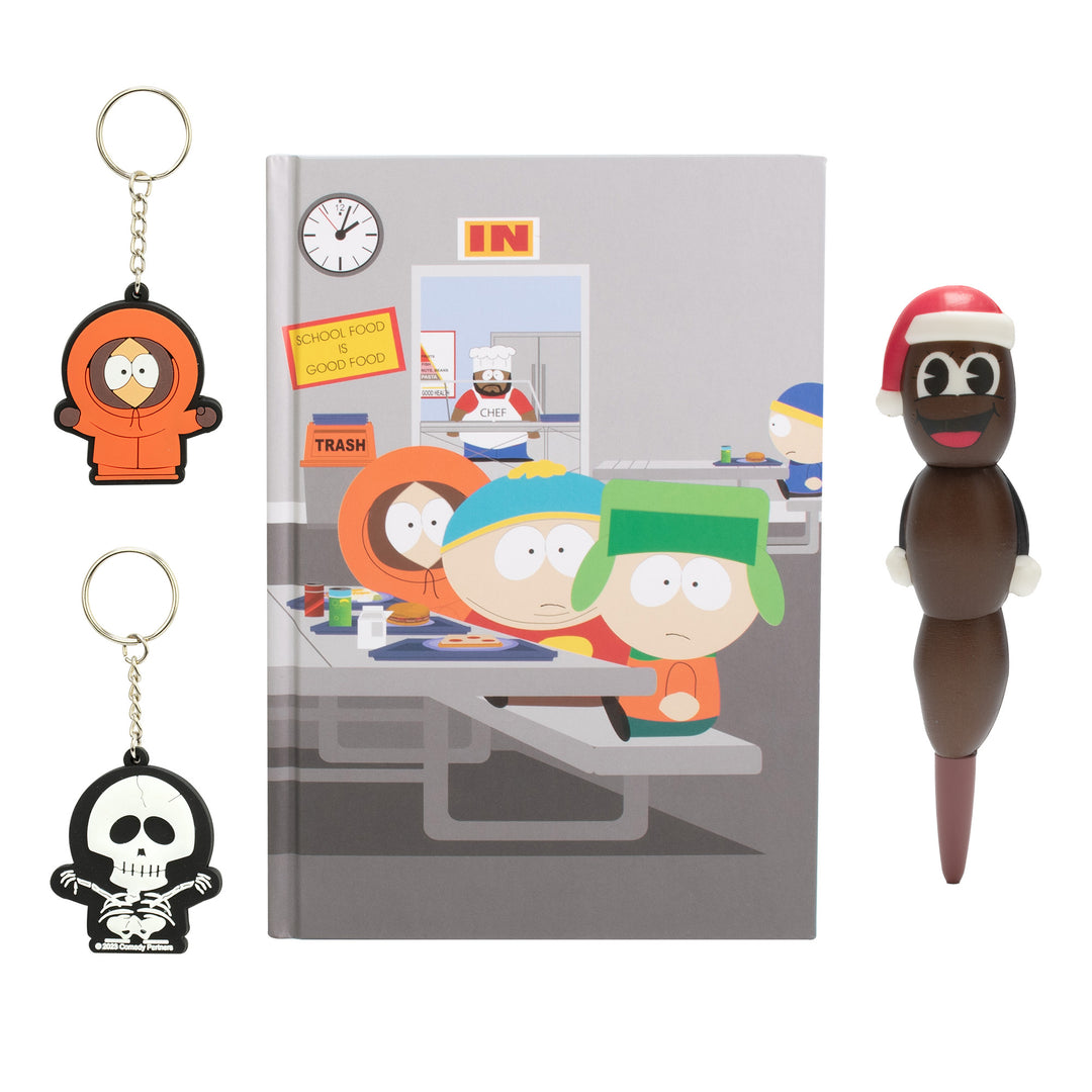 SOUTH PARK - Set of A5 Notebook + Pen + 2 Keychains