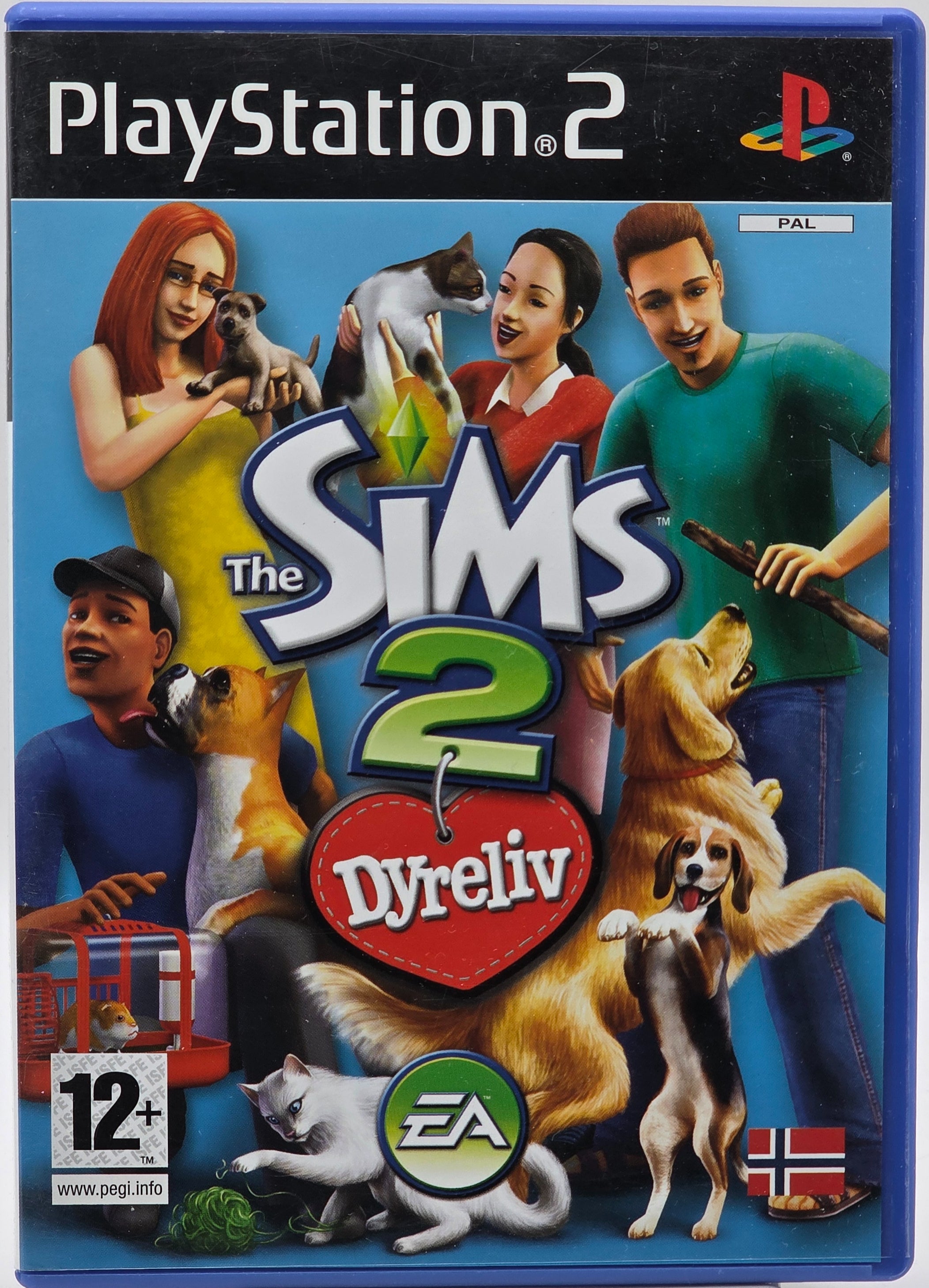 The Sims 2: Dyreliv. PS2.