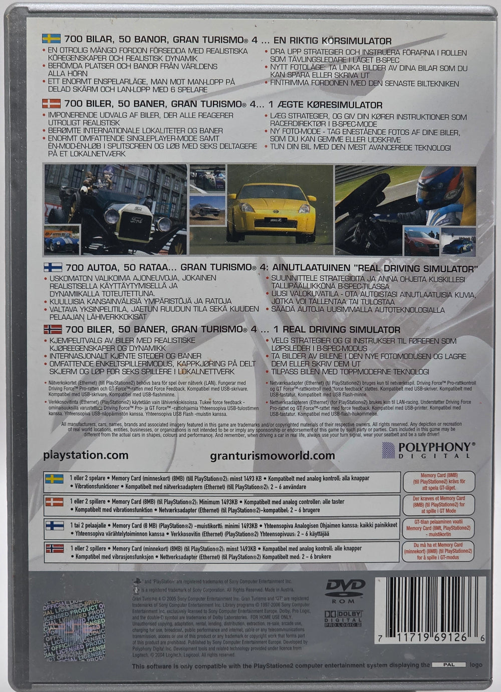 Gran Turismo 4. PS2.