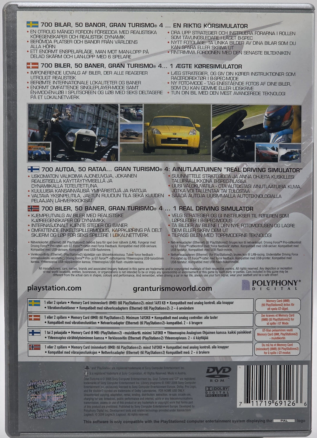 Gran Turismo 4. PS2.
