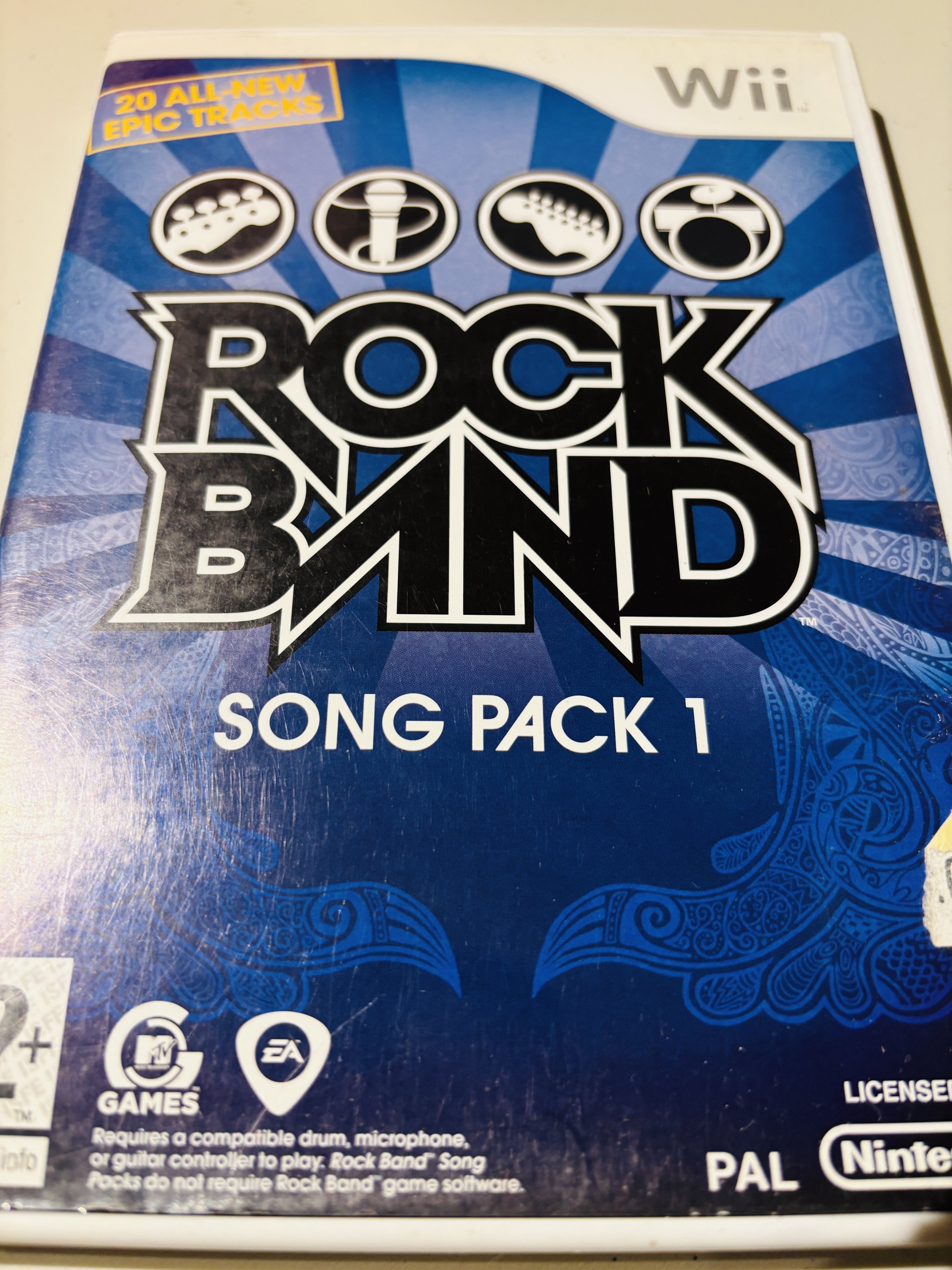 Rock Band Song Pack 1. Wii.