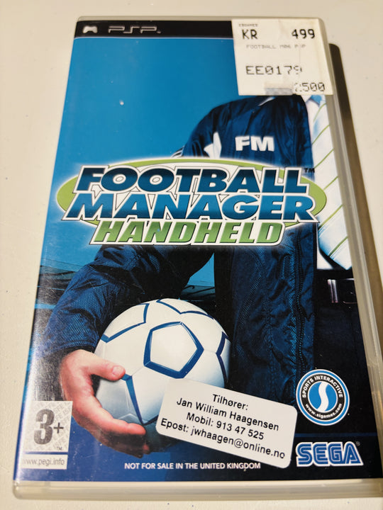 Football Manager Handheld. PSP.
