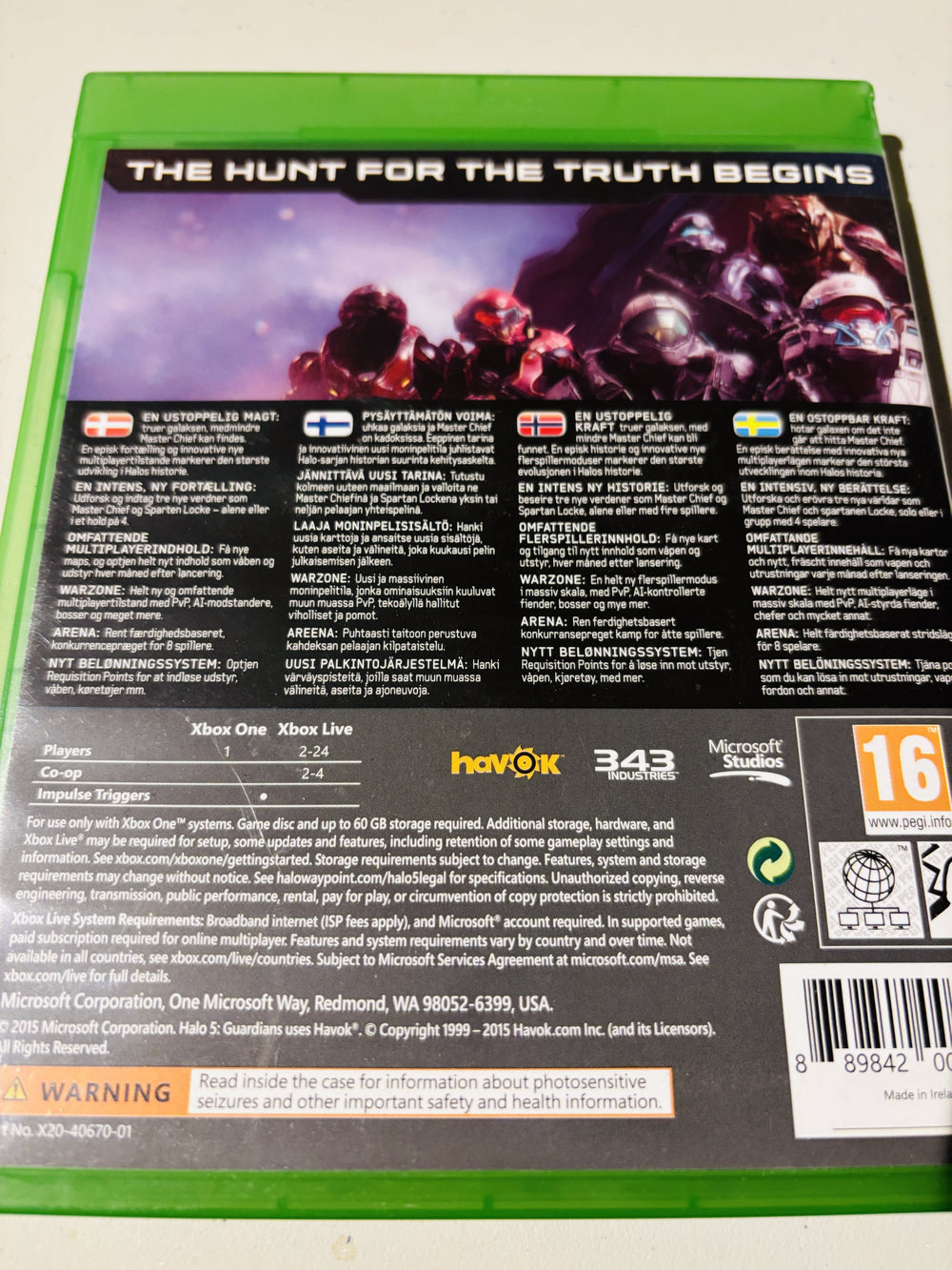 Halo 5: Guardians. Xbox One.