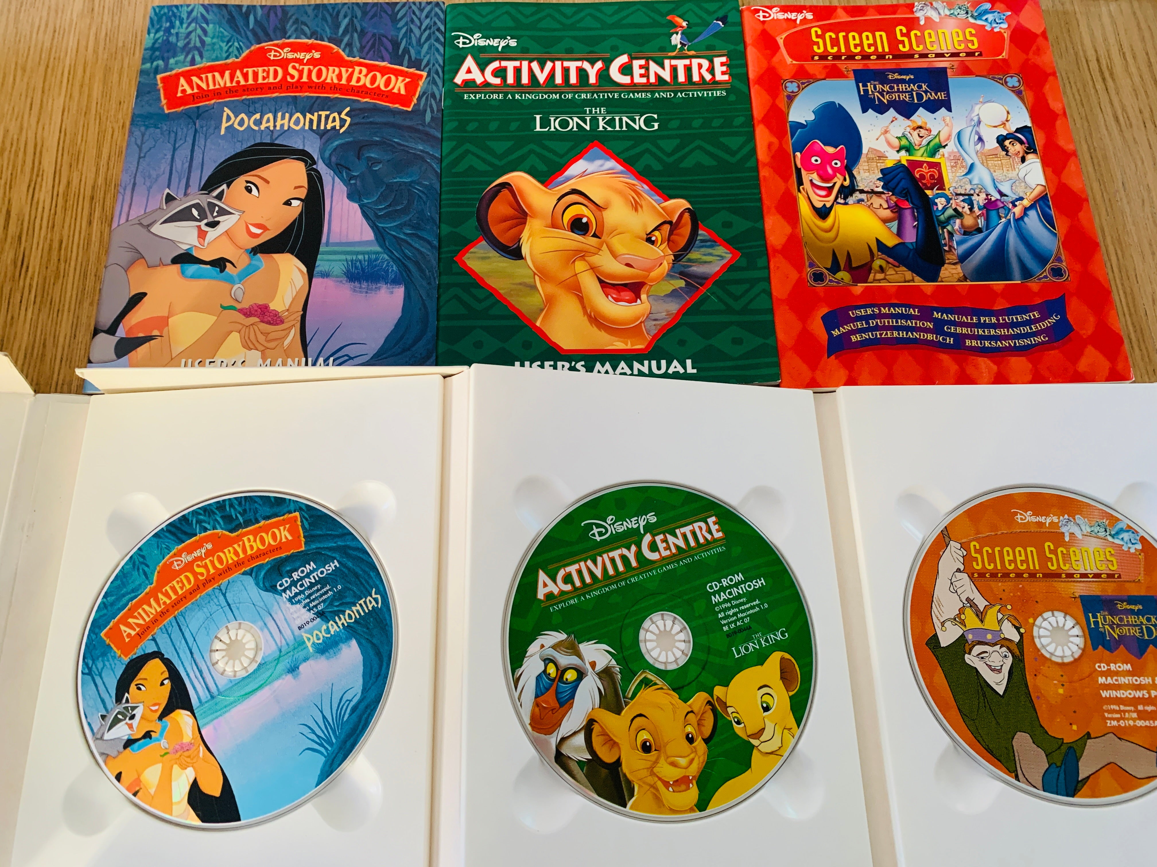 Disney Interactive Bundle (Pocahontas / Lion King / Hunchback). PC/Mac.