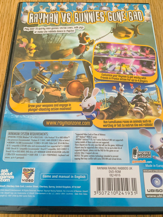 Rayman Raving Rabbids. PC