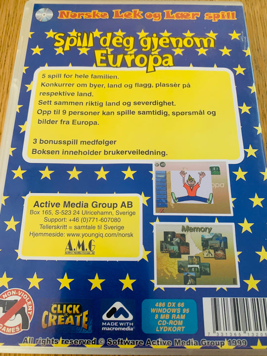 Spill deg gjennom Europa (Young IQ). PC