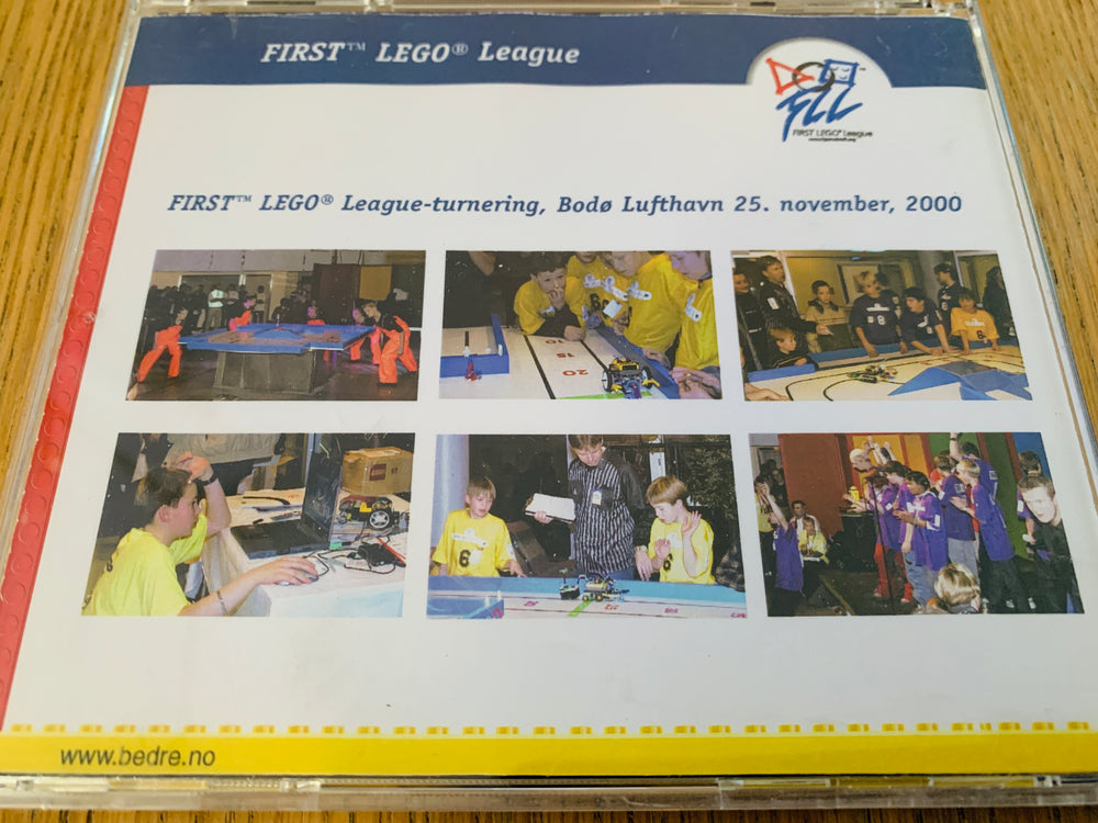 FIRST LEGO League Bodø 2000. PC-spill.