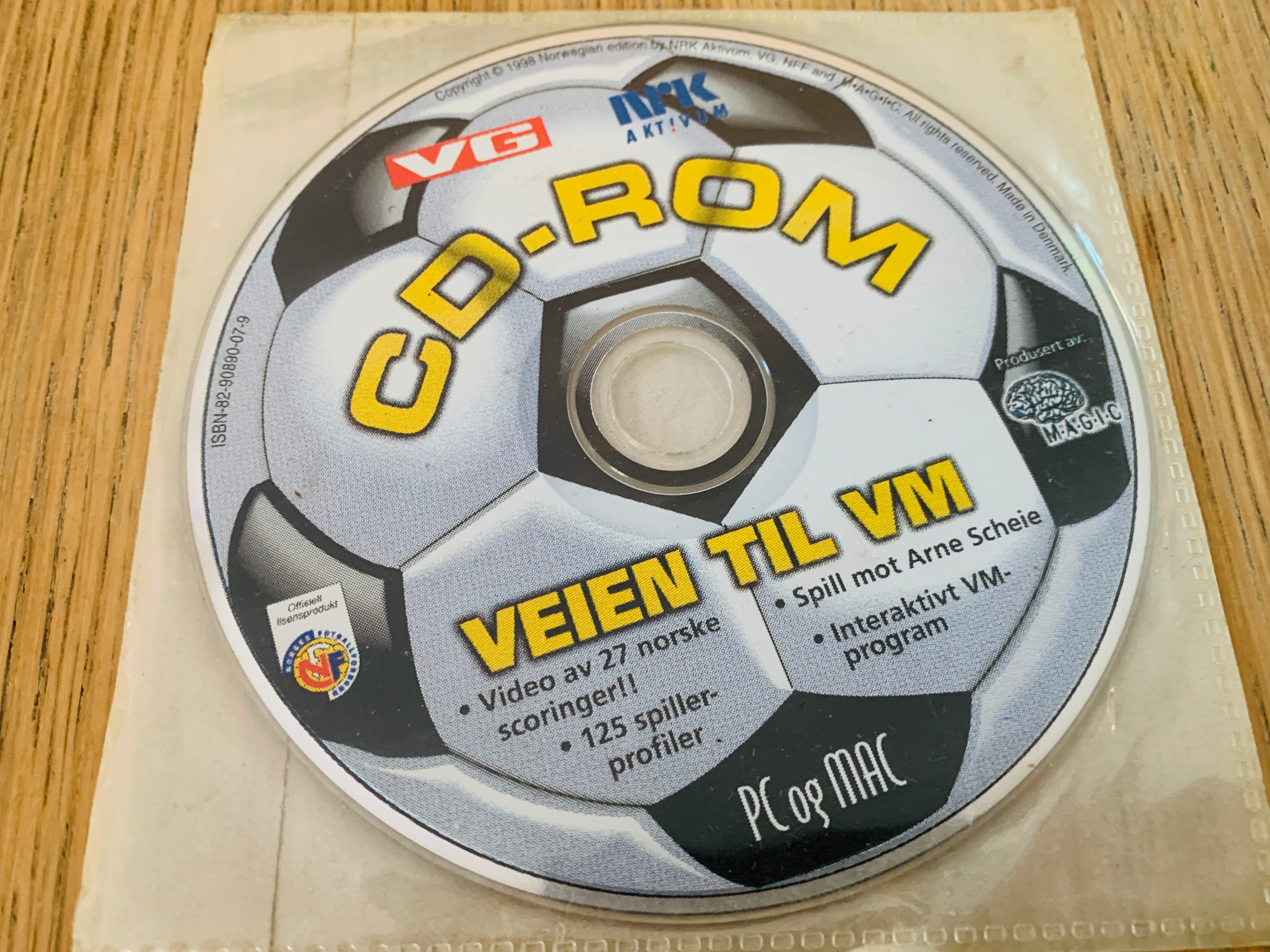 CD-ROM: Veien til VM (VG / NRK). PC/Mac