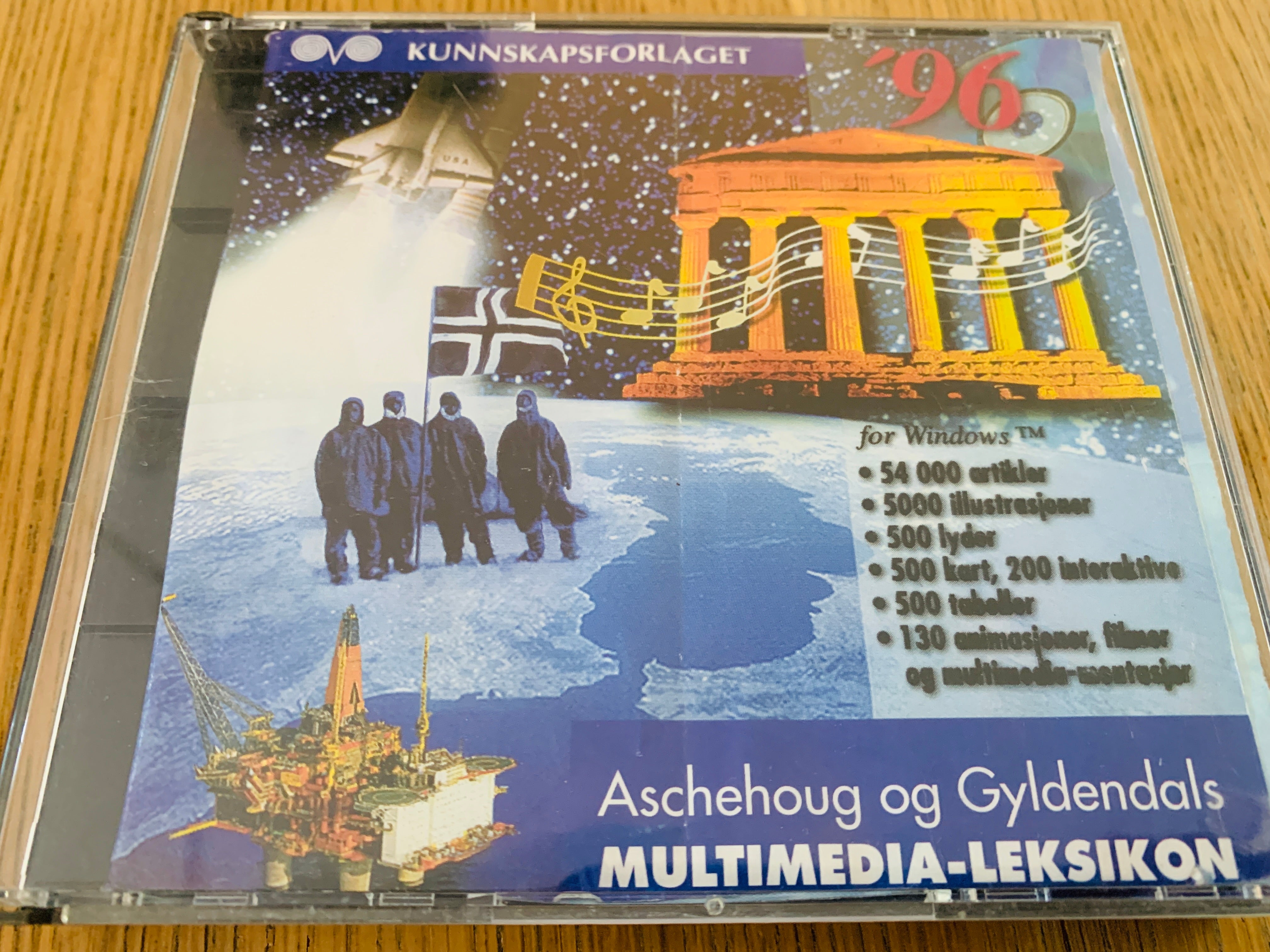 Aschehoug & Gyldendal Multimedia Leksikon 96. PC