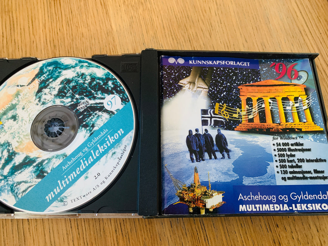 Aschehoug & Gyldendal Multimedia Leksikon 96. PC