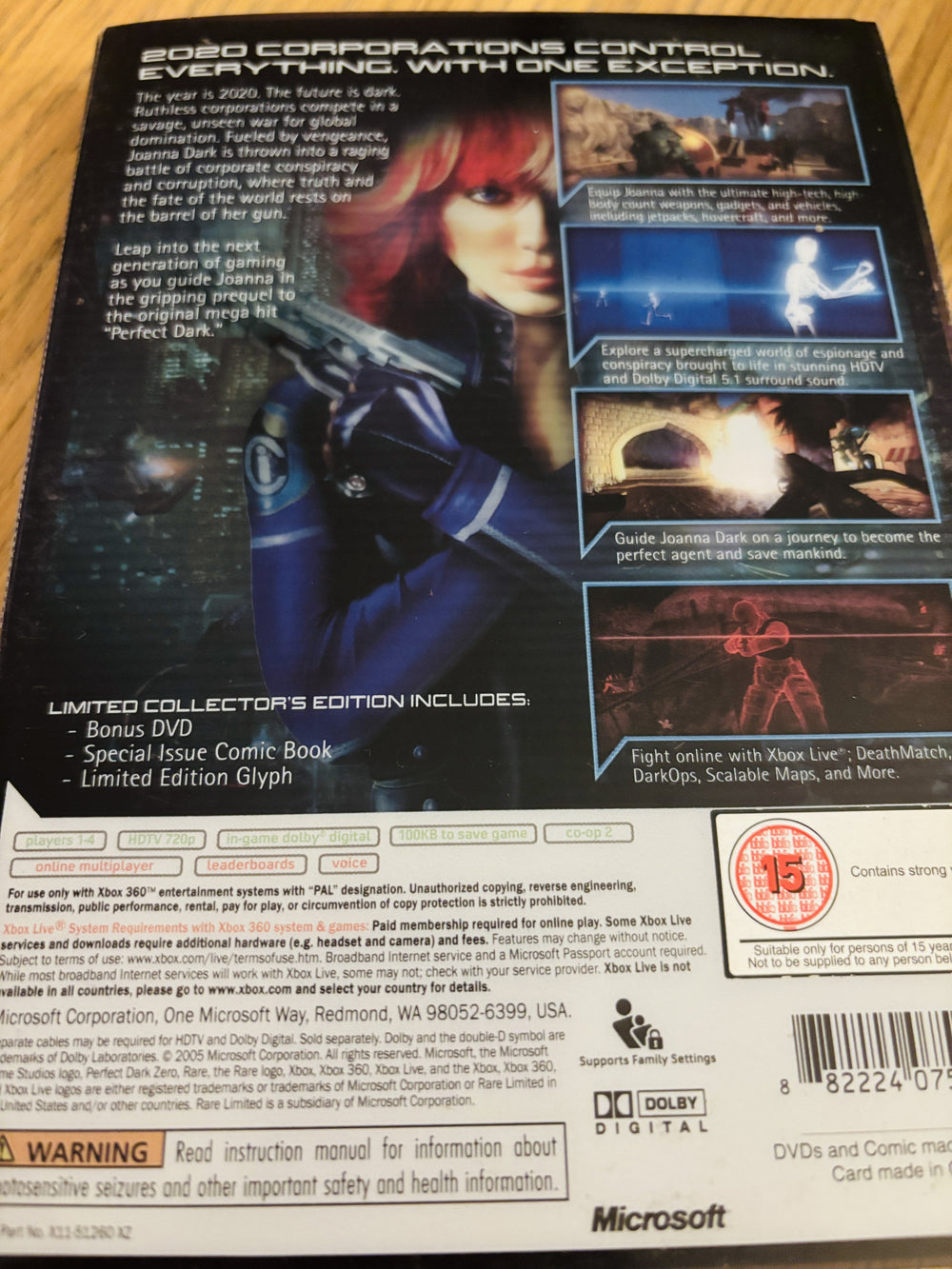 Perfect Dark Zero (Limited Collector’s Edition). Xbox 360