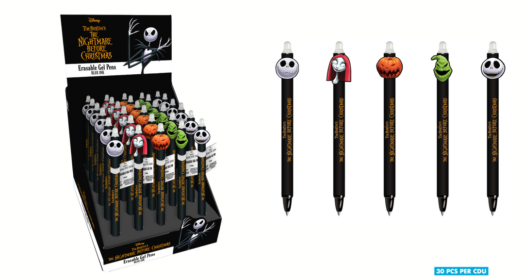 NBX - Head Topper Erasable Gel Pen (Display of 30 pcs)