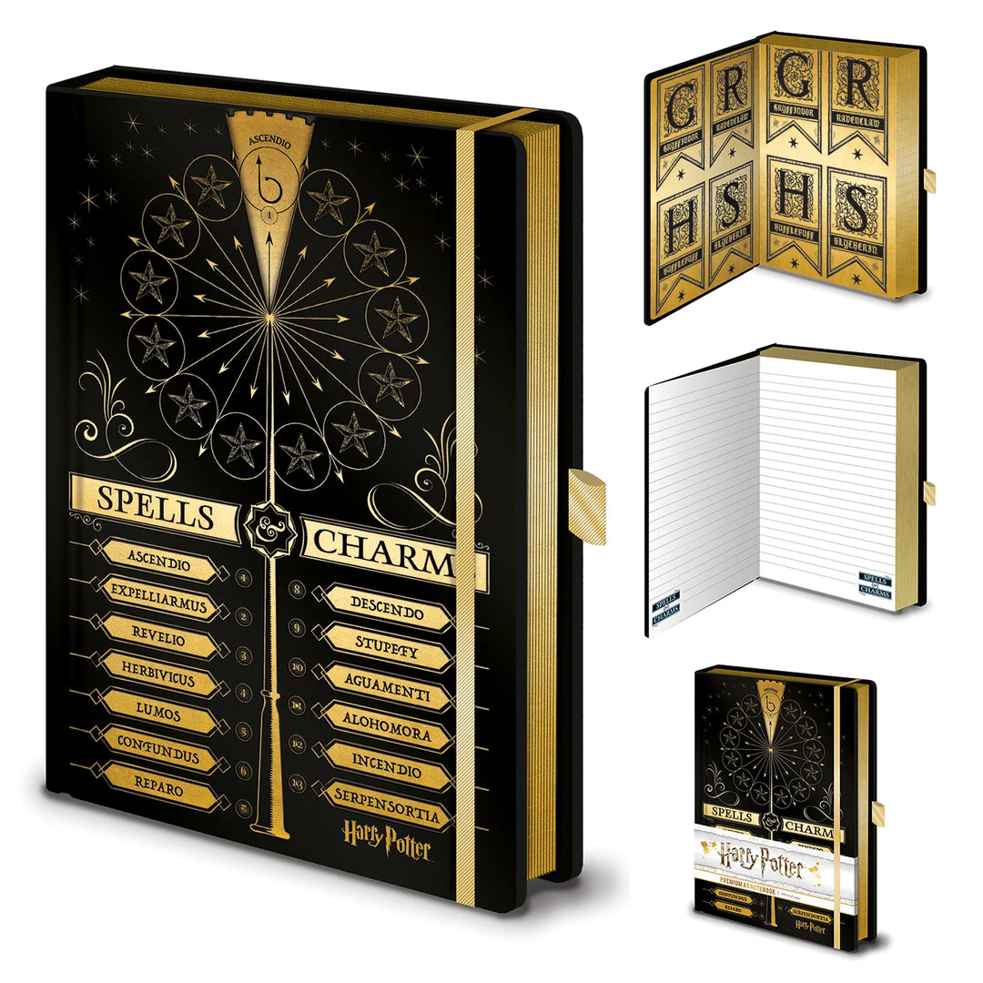 HARRY POTTER - Spells & Charms - A5 Spinner Notebook
